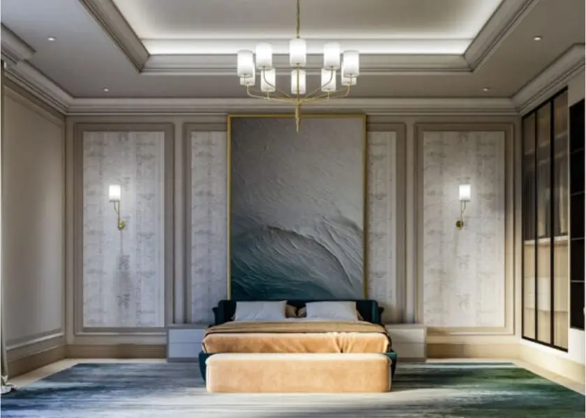 Kamar Hotel Mewah Modern Marble